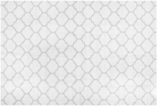 Teppich grau 140 x 200 cm marokkanisches Muster zweiseitig Kurzflor AKSU