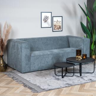Bronx71 Design Sofa Memphis 2,5-Sitzer Stoff anthrazit