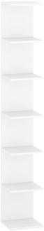 Domando Dekoregal Caorle Modern für Wohnzimmer Breite 30cm, schwebende Regalböden in Weiß Matt