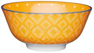 KitchenCraft Stoneware Bowl 15,7 cm Spot Orange