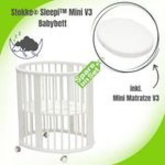 Stokke® Sleepi™ Mini V3 inkl. Matratze White