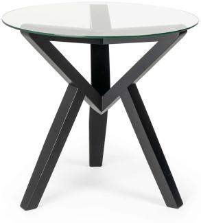 Retrostar Side Table Buchenholz /Gestell Buchenholz, schwarz lackiert
