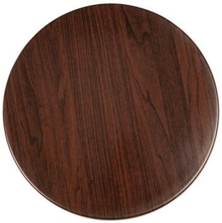 Bolero runde Tischplatte dunkelbraun, 60(Ø)cm, vorgebohrt