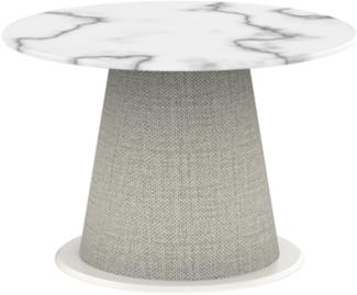 Best Freizeitmöbel Beistelltisch Solis ca. Ø 70 cm H:47 cm rund Outdoor Humo grau marmoriert