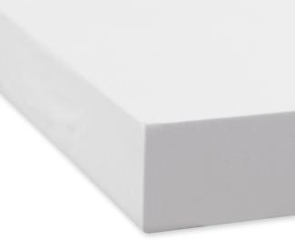 Traumschlaf 'Feinbiber' Spannbettlaken, Baumwolle weiß, 80 x 200 cm