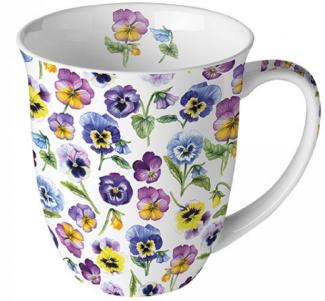 Ambiente Luxury Paper Products Becher Sommer Porzellan Tasse - Mug Blumen Frühling Kollektion, Herbst - Pflanzen Tee/Kaffee - Ideal Als Geschenk