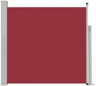 vidaXL Ausziehbare Seitenmarkise 170×300 cm Rot