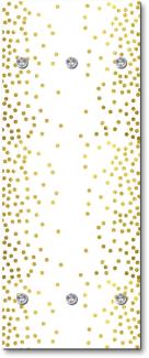 Queence Garderobe - "Ryuu" Druck auf hochwertigem Arcylglas inkl. Edelstahlhaken und Aufhängung, Format: 50x120cm