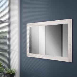 FORTE Portland Spiegel, Holzwerkstoff, Beige/Braun, 116,3 x 76 x 1,8 cm
