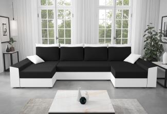 Sofa mit Schlaffunktion in U-Form PAMELA, 311x90x125, rainbow 15/rainbow 31
