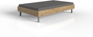 Bettgestell >Easy Beds< (BxHxT: 129x38x210 cm) in Artisan-Eiche