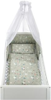 Alvi Kinderbett-Ausstattung 4-tlg. Baby Forest