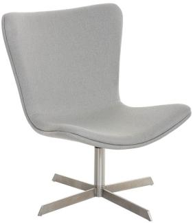 Sessel Coctailsessel Lounger - Andreas - in modernem Design in Hellgrau