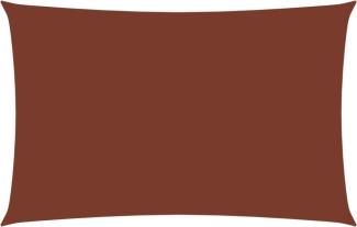 vidaXL Sonnensegel Oxford-Gewebe Rechteckig 6x8 m Terrakotta-Rot