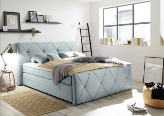 Boxspringbett 180 x 200 cm CALGARY 2, Mint H2