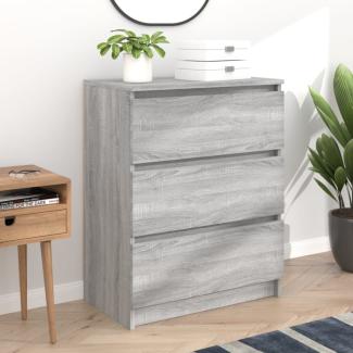 Sideboard Grau Sonoma 60x35x76 cm Holzwerkstoff