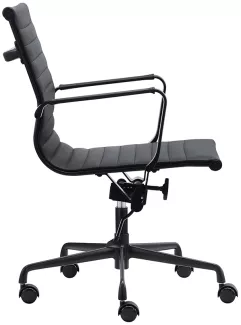 ErgoSVING Bürostuhl | Schreibtischstuhl Modell Berlin Low Back schwarz matt