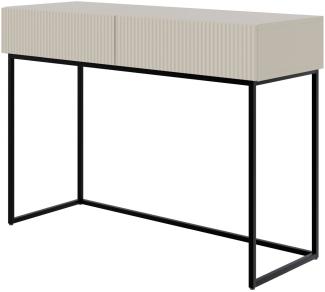 Selsey VELDIO - Schminktisch mit 2 Schubladen, greige, 110 cm