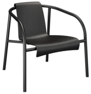 Nami Outdoor Lounge-Stuhl schwarz