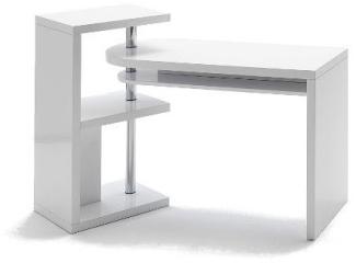 MCA furniture MATTIS Kombi-Schreibtisch weiß HG 145 x 94 x 50 cm
