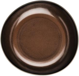 Teller tief 28 cm Junto Bronze Rosenthal Suppenteller - Mikrowelle geeignet, Spülmaschinenfest