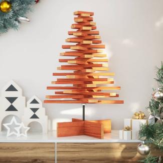 Weihnachtsbaum Holz zum Schmücken 80 cm Massivholz Kiefer 858203