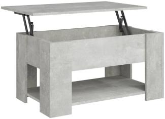 vidaXL Couchtisch Betongrau 79x49x41 cm Holzwerkstoff [809714]