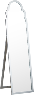 Stehspiegel silber rechteckig 40 x 150 cm CHATILLON