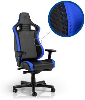 noblechairs EPIC Compact Gaming Stuhl - schwarz/carbon/blau
