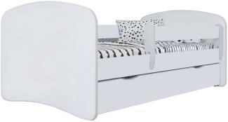 Kinderbett Jona inkl. Rollrost + Matratze + Bettschublade 80*180 cm Weiß