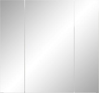 Badezimmer Spiegelschrank Riva in weiß 80 x 75 cm
