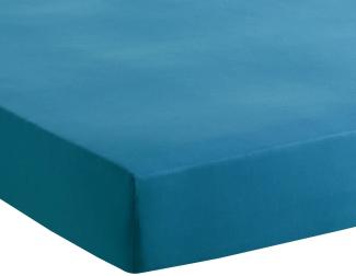 Traumschlaf Basic Single Jersey Kinder Spannbettlaken | 70x140 cm | blau