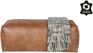 Hocker Rodeo - Leder Cognac