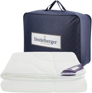 Heidelberger Bettwaren Premium Decke - Grönland | 4-Jahreszeitendecke 135x200 cm | Schlafdecke mit Körperzonen-Steppung atmungsaktiv, hautfreundlich, hypoallergen