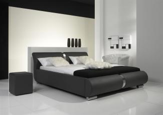 Polsterbett Bett Doppelbett DAKAR Komplettset 120x200 cm Grau