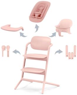 Cybex Lemo Kinderhochstuhl 4in1 Set mit Neugeborenenset Pearl Pink