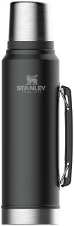Stanley Isolierflasche Classic 1 Liter schwarz/ silberf