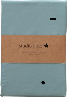 Studio Ditte Blocks Bettbezug Stone Blue 140 x 200