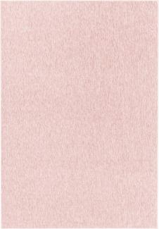 Kurzflor Teppich Neva rechteckig - 140x200 cm - Rosa