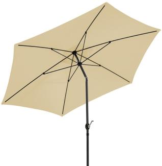 Schneider Sonnenschirm Napoli natur Ø 270cm Gartenschirm UV-Schutz Schirm