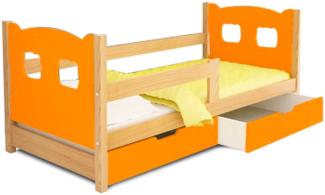 Stylefy Lupo Einzelbett Kiefer Orange