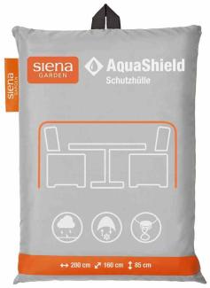 AquaShield Sitzgruppenhülle 200x160xH85 cm hellgrau, 100% Polyester