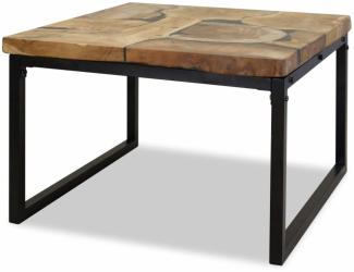 Couchtisch Teak Harz 60 x 60 x 40 cm