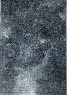 Kurzflor Teppich Oro Läufer - 80x150 cm - Blau