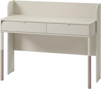 Schreibtisch Harmony 2S HR03 mit 2 Schubladen (Farbe: Cashmere / Cashmere + Trüffel)