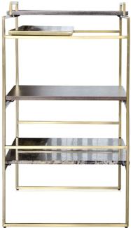 Casa Padrino Luxus Designer Beistelltisch Gold 45 x 45 x H. 80,5 cm - Designer Möbel