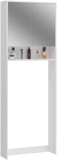 Badezimmerspiegelschrank >Roca< (BxHxT: 68x189x20 cm) in weiß