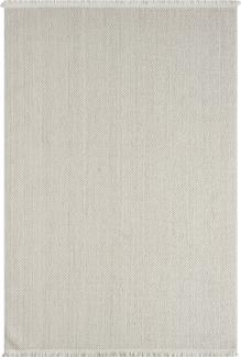 Teppich "Ava" rechteckig weiß 230 x 160 cm