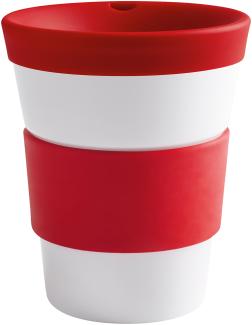 KAHLA cupit To Go Becher 0,35 l Banderole cherry red