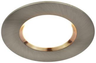 Nordlux SIEGE LED Einbaustrahler Nickel 345lm IP65 8,5x8,5x4,5cm